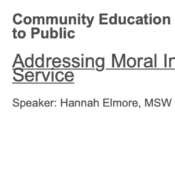 Addressing moral Injury in the fire service